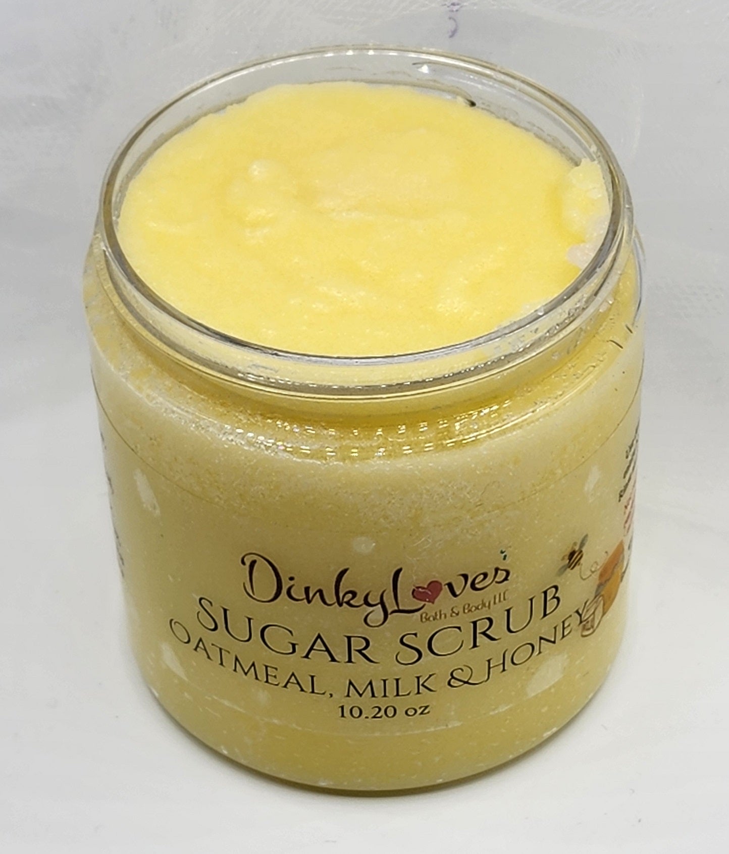 OATMEAL,MILK & HONEY  / Sugar Scrub / Unique Gift Idea / Handmade Sugar Scrub