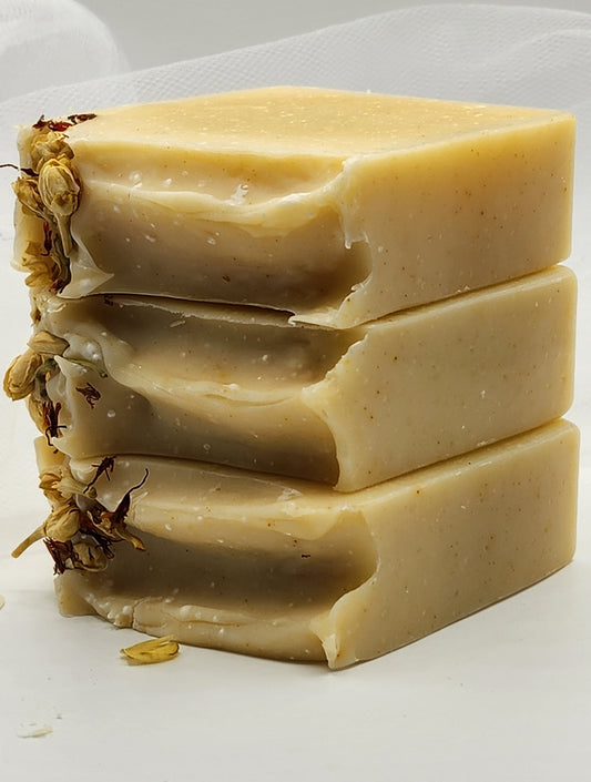 TALLOW TURMERIC & HONEY OATMEAL BAR SOAP/  Bar Soaps / Gift Soap / Gift Idea / Handmade Soap