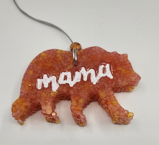 MAMA BEAR / CITRUS BLEND / CAR FRESHIE / PEACH SHAPE / Car Air Freshners / Car Freshners