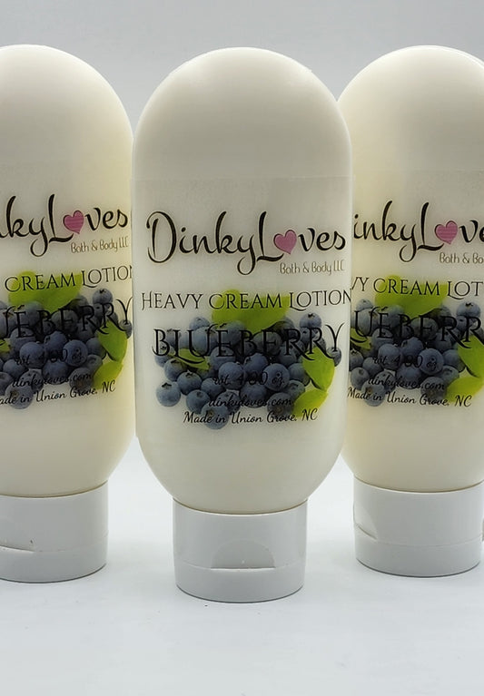BLUEBERRY Heavy Cream Lotion / Handmade Lotion / Creamy Lotion / Purse Size Lotion