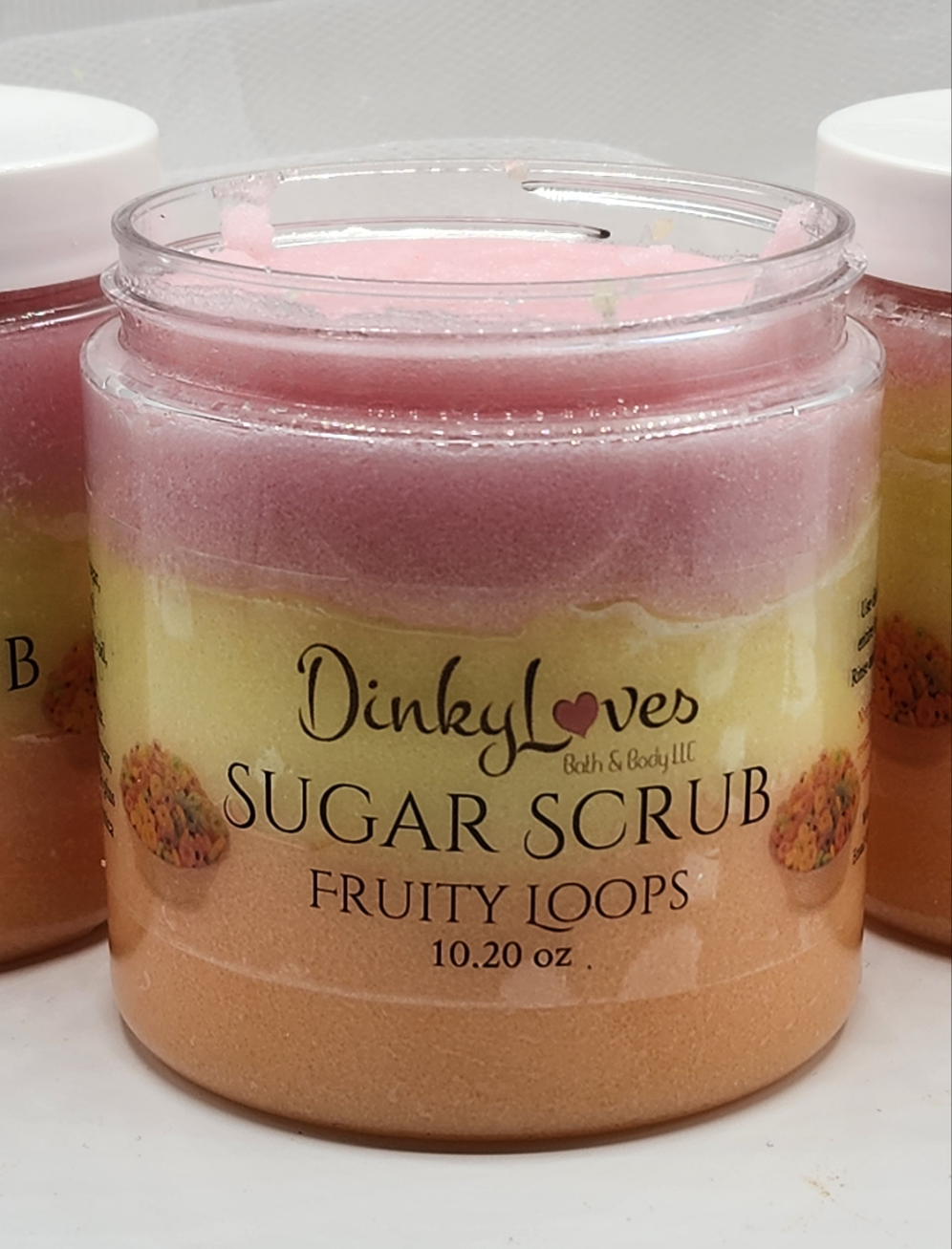 FRUITY LOOPS / Sugar Scrub / Unique Gift Idea / Handmade Sugar Scrub