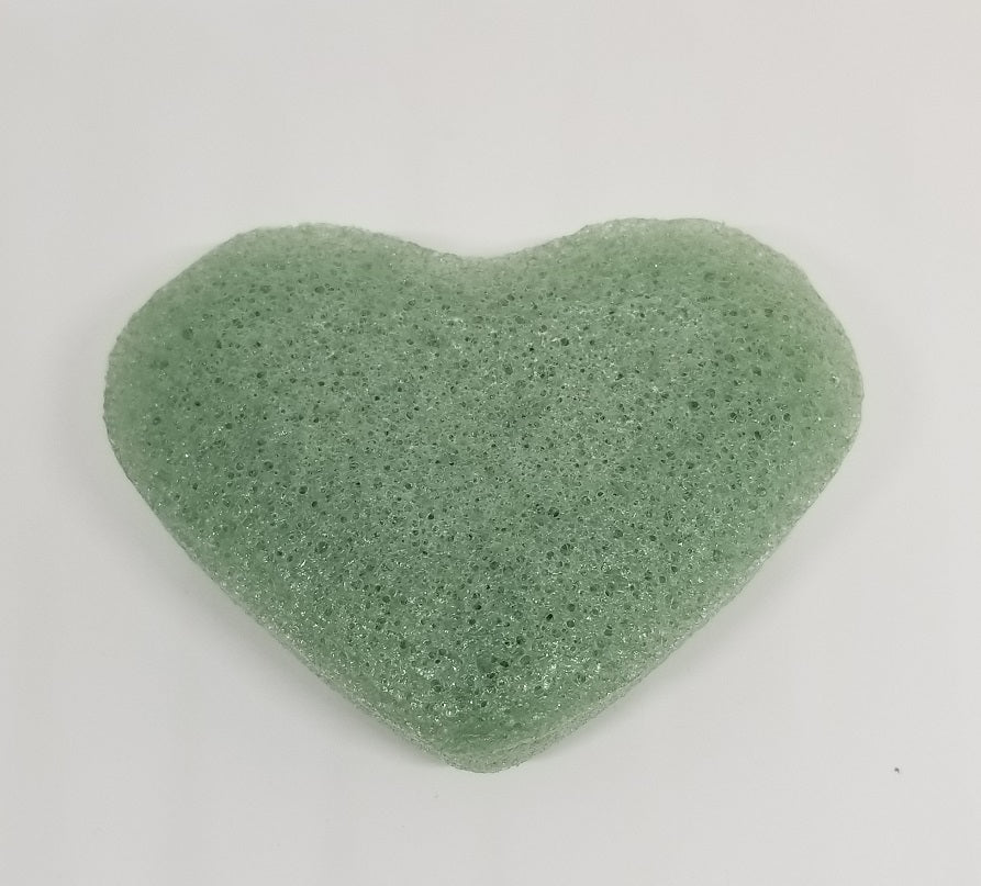 HEART SHAPED KONJAC FACIAL SPONGES / VEGAN FRIENDLY