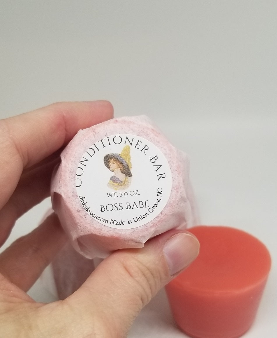 BOSS BABE CONDITIONER Bar / Less Plastic / Long Lasting / Less Waste / Gift Idea / Conditioner / No Plastic