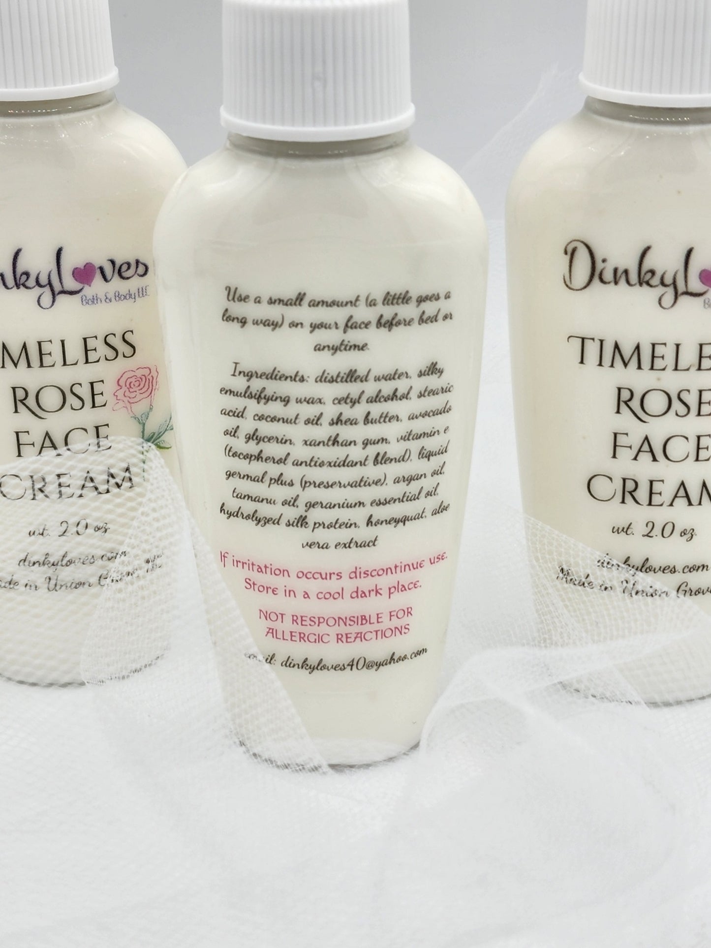 TIMELESS ROSE FACE Cream / Unique Gift Idea / Silky Face Creams / Hand Crafted Face Cream